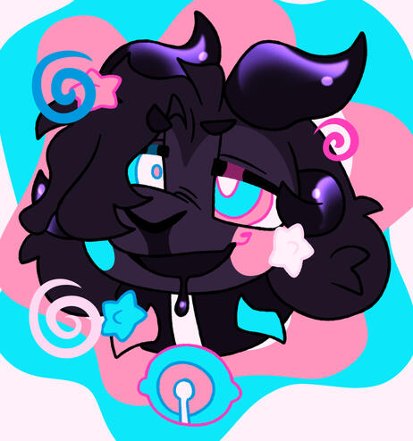 flat color headshot